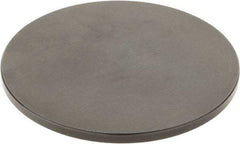 SPI - #4-48, 2-1/2" Ball Diam, Black Oxide Steel Flat Button Contact Point - 1/4" Contact Point Length, Use with Dial Indicators - Eagle Tool & Supply