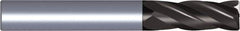 Kennametal - 14mm, 4 Flute, Single End, Solid Carbide, Corner Chamfer End Mill - 75mm OAL, 30° Helix, Right Hand Flute, 18mm LOC, Right Hand Cut - Eagle Tool & Supply