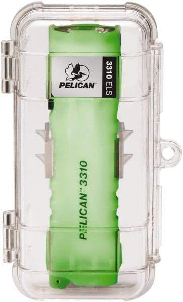 Pelican Products, Inc. - White LED Bulb, 234 Lumens, Industrial/Tactical Flashlight - Yellow Plastic Body, 3 AA Alkaline Batteries Included - Eagle Tool & Supply