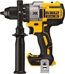 DeWALT - 20 Volt 1/2" Chuck Pistol Grip Handle Cordless Drill - 0-2000 RPM, Keyless Chuck, Reversible, Lithium-Ion Batteries Not Included - Eagle Tool & Supply