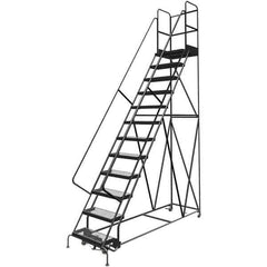 TRI-ARC - Rolling & Wall Mounted Ladders & Platforms Type: Rolling Warehouse Ladder Style: Rolling Platform Ladder - Eagle Tool & Supply