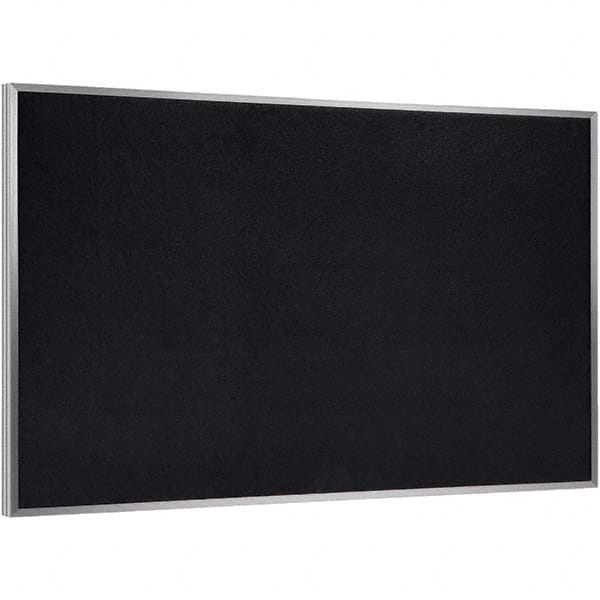 Ghent - Cork Bulletin Boards Style: Recycled Rubber Tack Bulletin Board Color: Black - Eagle Tool & Supply