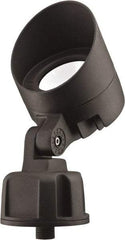 Lithonia Lighting - 1 Head, 120-277 Volt, 11.3 Watt, LED Floodlight Fixture - Knuckle Mount, Aluminum Housing - Eagle Tool & Supply
