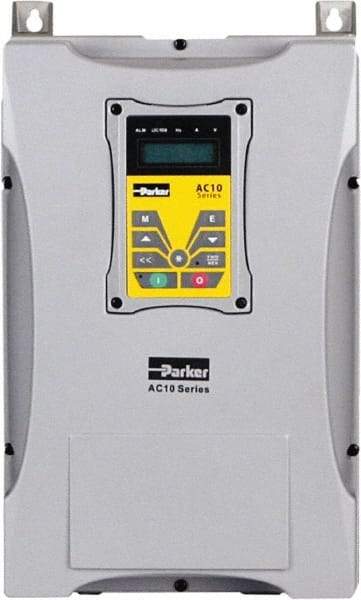 Parker - Three Phase, 230 Volt, 3 hp, Variable Frequency Drive - 7.87" Wide x 7.8" Deep x 16.22" High, IP66 - Eagle Tool & Supply