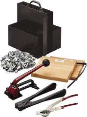Nifty Products - 200' Long x 3/4" Wide, Ribbon Wound Coil Steel Strapping - 1,765 Lb Capacity, 0.02" Thick - Eagle Tool & Supply