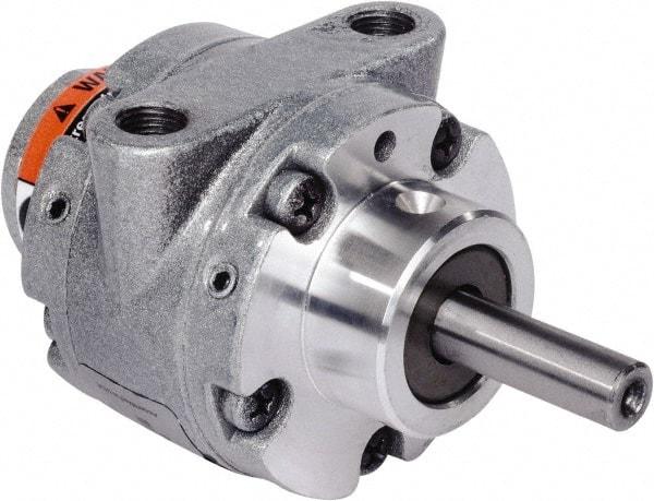 Gast - 0.32 hp Reversible Hub Air Actuated Motor - 0:00 Gear Ratio, 10,000 Max RPM, 1.13" Shaft Length, 3/8" Shaft Diam - Eagle Tool & Supply