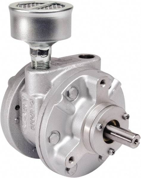 Gast - 4 hp Reversible Face Air Actuated Motor - 0:00 Gear Ratio, 3,000 Max RPM, 1.36" Shaft Length, 5/8" Shaft Diam - Eagle Tool & Supply