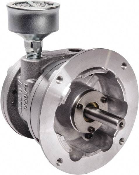 Gast - 4 hp Reversible Flange Air Actuated Motor - 0:00 Gear Ratio, 3,000 Max RPM, 2.06" Shaft Length, 5/8" Shaft Diam - Eagle Tool & Supply