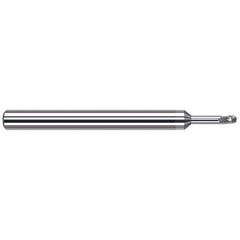 Harvey Tool - Ball End Mills; Mill Diameter (Inch): 5/64 ; Mill Diameter (Decimal Inch): 0.0780 ; Number of Flutes: 3 ; Length of Cut (Decimal Inch): 0.1170 ; Material: Solid Carbide ; Overall Length (Inch): 2-1/2 - Exact Industrial Supply
