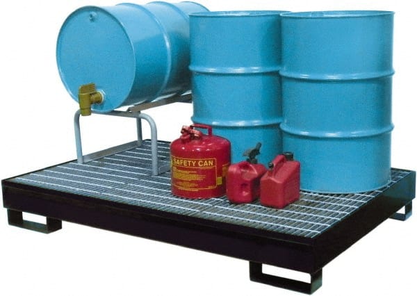 Enpac - Spill Pallets, Platforms, Sumps & Basins Type: Spill Deck or Pallet Number of Drums: 6 - Eagle Tool & Supply