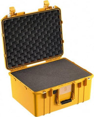 Pelican Products, Inc. - 15-51/64" Wide x 10-1/2" High, Aircase w/Foam - Yellow - Eagle Tool & Supply