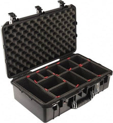 Pelican Products, Inc. - 15-15/32" Wide x 8-15/64" High, Aircase w/Divider - Black - Eagle Tool & Supply