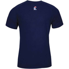 National Safety Apparel - Size 2XL Navy Blue Flame Resistant/Retardant Short Sleeve Base Layer Shirt - Eagle Tool & Supply