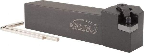 Hertel - MCLN, Right Hand Cut, 1" Shank Height x 1" Shank Width, Negative Rake Indexable Turning Toolholder - 6" OAL, CN..643 Insert Compatibility, Series Multi-Option - Eagle Tool & Supply