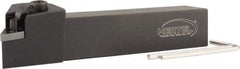 Hertel - MDJN, Left Hand Cut, 1-1/4" Shank Height x 1-1/4" Shank Width, Negative Rake Indexable Turning Toolholder - 6" OAL, DN..432 Insert Compatibility, Series Multi-Option - Eagle Tool & Supply
