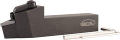Hertel - MVVN, Neutral Cut, 1" Shank Height x 1" Shank Width, Negative Rake Indexable Turning Toolholder - 5" OAL, VN..332 Insert Compatibility, Series Multi-Option - Eagle Tool & Supply