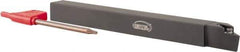 Hertel - SVJB, Right Hand Cut, 3/8" Shank Height x 3/8" Shank Width, Positive Rake Indexable Turning Toolholder - 6" OAL, VB..221 Insert Compatibility, Series Screw-Type - Eagle Tool & Supply
