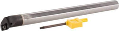 Hertel - 0.93" Min Bore Diam, 10" OAL, 3/4" Shank Diam, E12STLPR3 Indexable Boring Bar - 4-1/2" Max Bore Depth, TPMT 32.52 Insert, Screw-On Holding Method - Eagle Tool & Supply