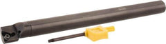 Hertel - 0.48" Min Bore Diam, 6" OAL, 3/8" Shank Diam, A06STLPR2 Indexable Boring Bar - 1-1/8" Max Bore Depth, TP.. 21.51 Insert, Screw-On Holding Method - Eagle Tool & Supply