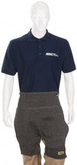 PRO-SAFE - Size Universal ATA Cut Resistant Chaps - No Pockets, Charcoal, ANSI Cut Level 4 - Eagle Tool & Supply