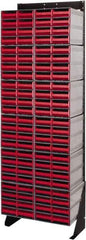 Quantum Storage - 96 Drawer, 96 Compartment, Small Parts Drawer Cabinet System - 11-3/8" Deep x 23-1/2" Wide x 70" High - Eagle Tool & Supply