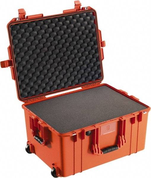 Pelican Products, Inc. - 18-51/64" Wide x 13-1/4" High, Aircase w/Foam - Orange - Eagle Tool & Supply