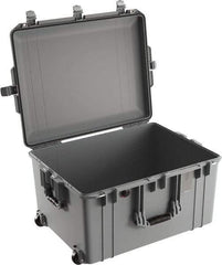Pelican Products, Inc. - 20-21/32" Wide x 14-7/8" High, Aircase w/Wheels - Silver - Eagle Tool & Supply