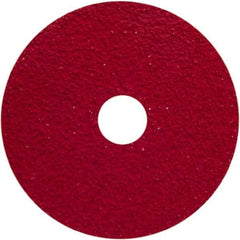 Norton - 36 Grit, 7" Disc Diam, 5/8-11 Center Hole, Type 29 Ceramic Alumina Flap Disc - 8,600 Max RPM, Fiberglass Backing, Arbor Attaching System, Coated - Eagle Tool & Supply