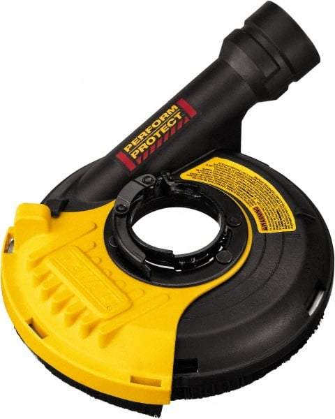 DeWALT - 5" Diam Grinder Dust Shroud - For Use with Dewalt 4 to 5" Grinders - Eagle Tool & Supply