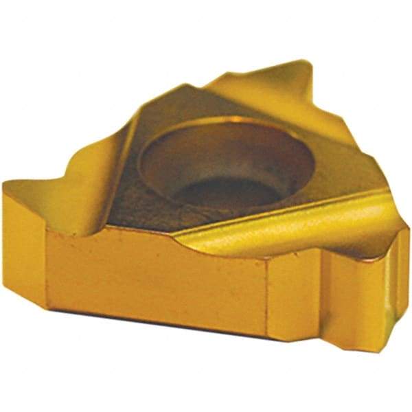Tool-Flo - 22NR Internal Right Hand 4 API Rotary Shoulder Connections Laydown Threading Insert - Grade AC22F, AlTiN Coated Carbide - Eagle Tool & Supply