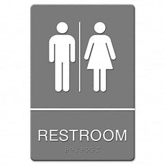 Headline Sign - Architectural Signs Type: ADA Location Markers Legend: Restroom - Eagle Tool & Supply