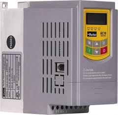 Parker - Single Phase, 230 Volt, 1 hp, Variable Frequency Drive - 3.15" Wide x 5.31" Deep x 5.43" High, IP20 - Eagle Tool & Supply