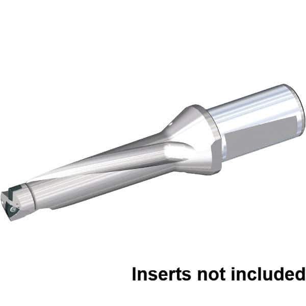 Kennametal - 2.756" Max Drill Depth, 4xD, 0.69" Diam, Indexable Insert Drill - 2 Inserts, 32mm Shank Diam, Whistle Notch Shank - Eagle Tool & Supply