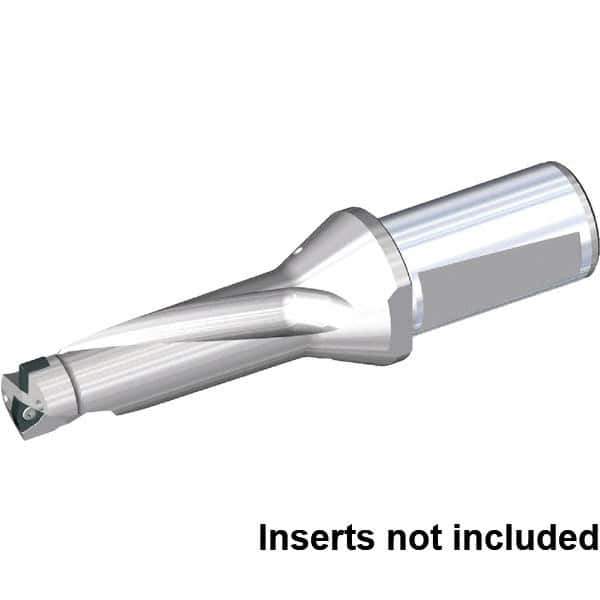 Kennametal - 1.831" Max Drill Depth, 3xD, 0.61" Diam, Indexable Insert Drill - 2 Inserts, 20mm Shank Diam, Whistle Notch Shank - Eagle Tool & Supply