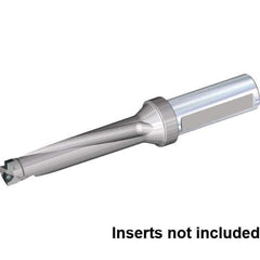 Kennametal - 5" Max Drill Depth, 5xD, 1" Diam, Indexable Insert Drill - 2 Inserts, 1" Shank Diam, Flange Shank - Eagle Tool & Supply