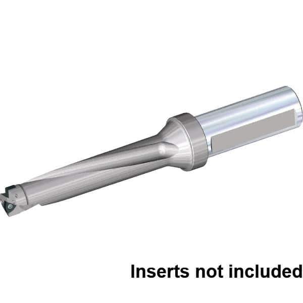 Kennametal - 7.19" Max Drill Depth, 5xD, 1-7/16" Diam, Indexable Insert Drill - 2 Inserts, 1-1/4" Shank Diam, Flange Shank - Eagle Tool & Supply