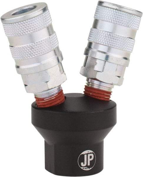 Value Collection - 1/4" Inlet, 1/4" Outlet Manifold - 1 Inlet Port, 2 Outlet Ports - Eagle Tool & Supply