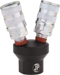 Value Collection - 1/4" Inlet, 1/4" Outlet Manifold - 1 Inlet Port, 2 Outlet Ports - Eagle Tool & Supply