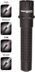 Bayco - LED Bulb, Industrial/Tactical Flashlight - Black Polycarbonate Body, CR123 Batteries - Eagle Tool & Supply