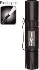 Bayco - LED Bulb, Industrial/Tactical Flashlight - Black Aluminum Body, AA Batteries - Eagle Tool & Supply