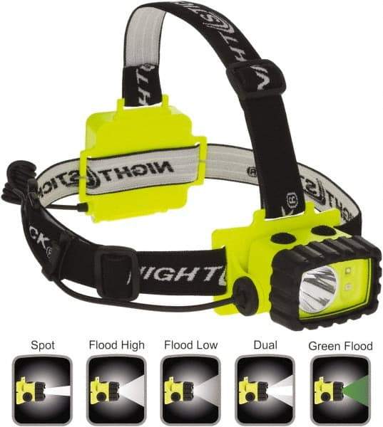 Bayco - LED Bulb, Hands-free Flashlight - Green Polycarbonate Body, AA Batteries - Eagle Tool & Supply