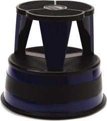 Cramer - 14-1/2" High, Navy Step Stool - Steel, 350 Lb Capacity, Type 1AA Industry Rating - Eagle Tool & Supply