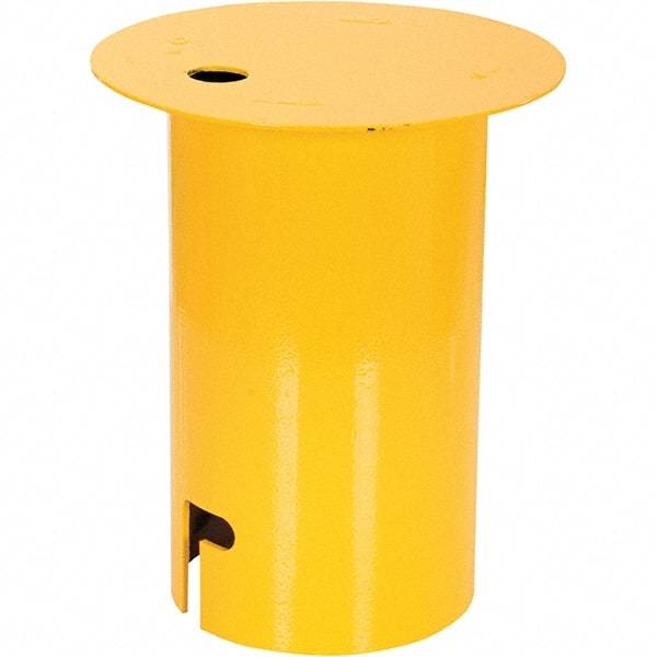 Vestil - 5-1/2" Sleeve Cover - Yellow, Steel, Smooth Surface - Eagle Tool & Supply