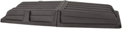 Wesco Industrial Products - 61" Long x 28-3/8" Wide x 7-1/2" High, Black Plastic Tilt Truck Lid - Use with Wesco 272575, 272576, 272577, 272578, 272579, 272580 - Eagle Tool & Supply