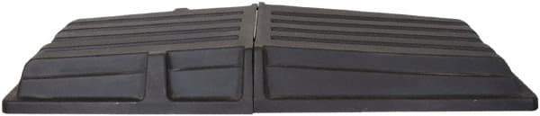 Wesco Industrial Products - 71-1/2" Long x 33-1/8" Wide x 7-1/4" High, Black Plastic Tilt Truck Lid - Use with Wesco 272581, 272582, 272583, 272584, 272585 - Eagle Tool & Supply