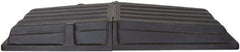 Wesco Industrial Products - 71-1/2" Long x 33-1/8" Wide x 7-1/4" High, Black Plastic Tilt Truck Lid - Use with Wesco 272581, 272582, 272583, 272584, 272585 - Eagle Tool & Supply