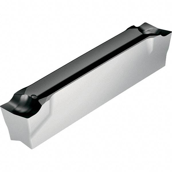 Walter - CF5 Grade WSM43S, 2mm Cutting Width Cutoff Insert - 0.2mm Corner Radius, TiAlN+Al2O3+(Al) Finish - Eagle Tool & Supply