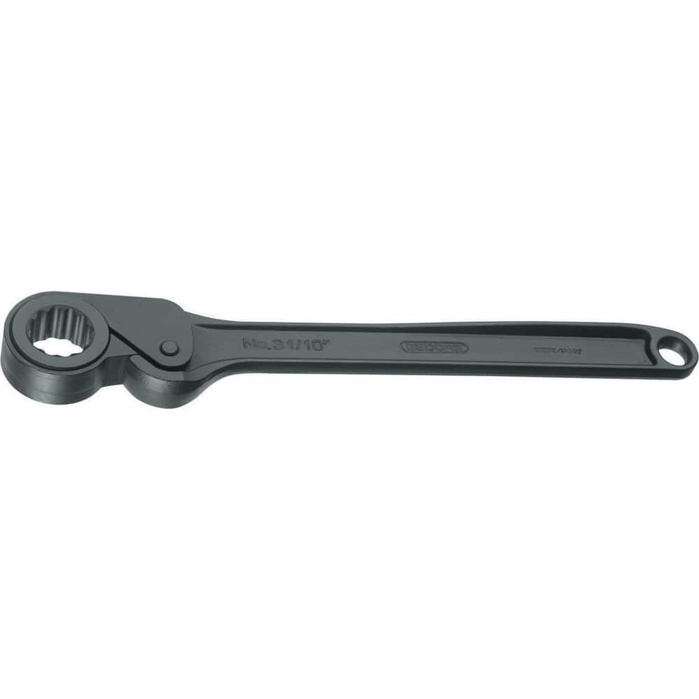 Ratchets; Tool Type: Ratchet; Head Shape: Round; Head Style: Fixed; Material: 31CrV3 Chrome Vanadium Steel; Finish: Manganese Phosphate; Insulated: No; Magnetic: No; Non-sparking: No; Number of Gear Teeth: 25