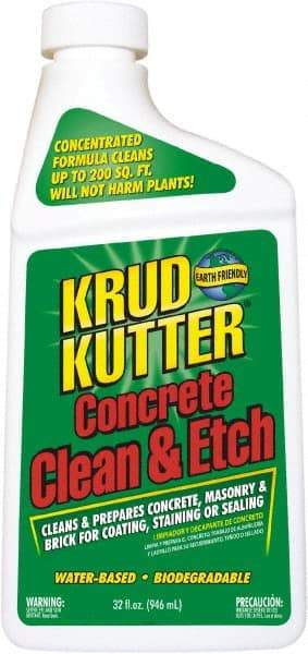 Krud Kutter - 32 Fl oz Spray Bottle Cleaner/Etcher - 200 to 300 Sq Ft/Gal Coverage - Eagle Tool & Supply