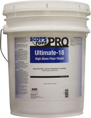 Scot's Tuff - 5 Gal Pail Finish - Use on Vinyl, Vinyl Asbestos, Asphalt, Linoleum, Terrazzo, Quarry Tile, Marble, Cork - Eagle Tool & Supply